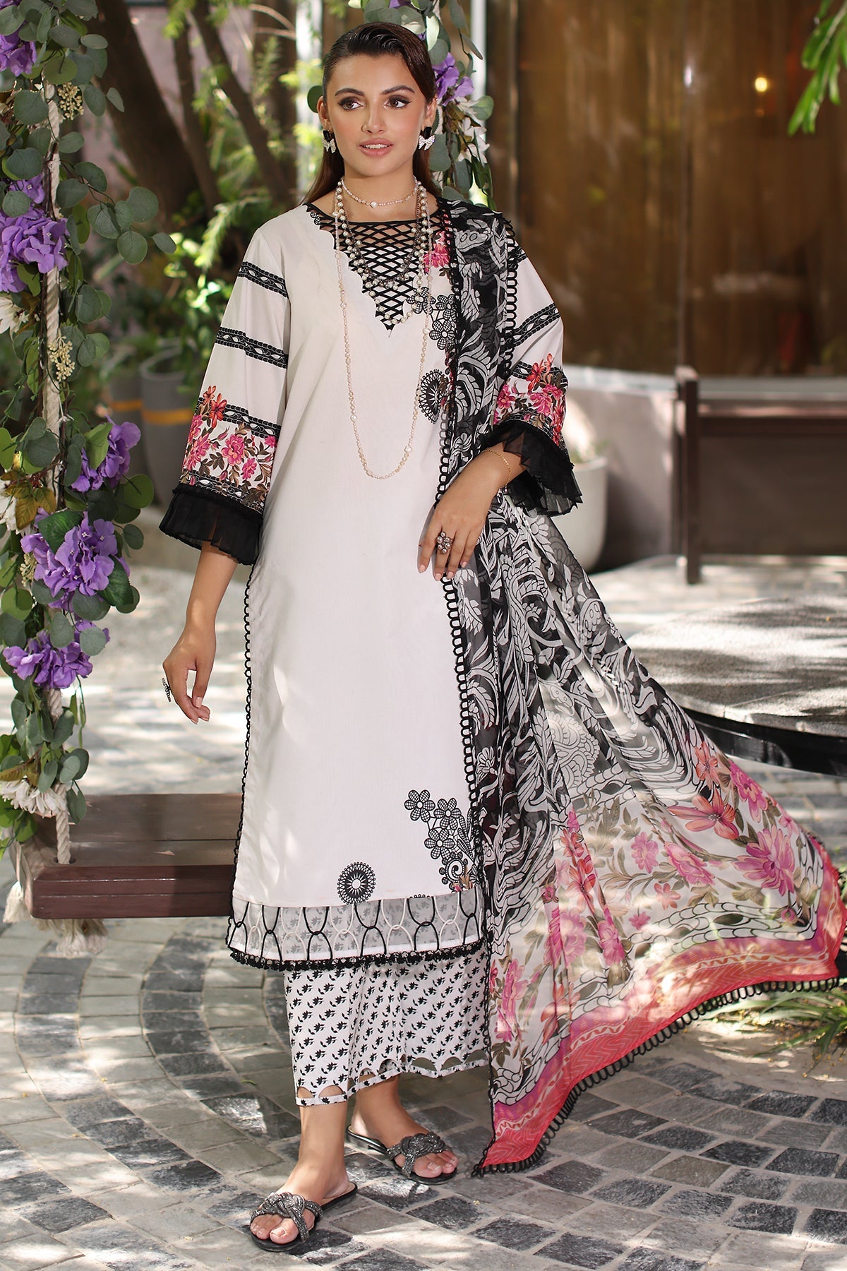 3-PC Unstitched Printed Lawn Collection CP5-05