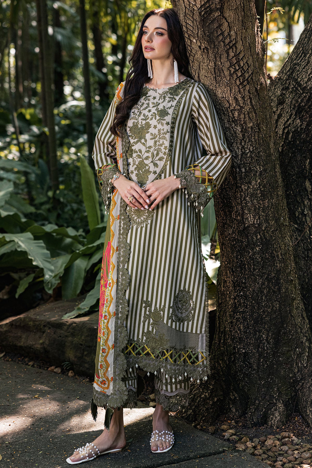 3-PC Unstitched Embroidered Lawn Collection CN5-07