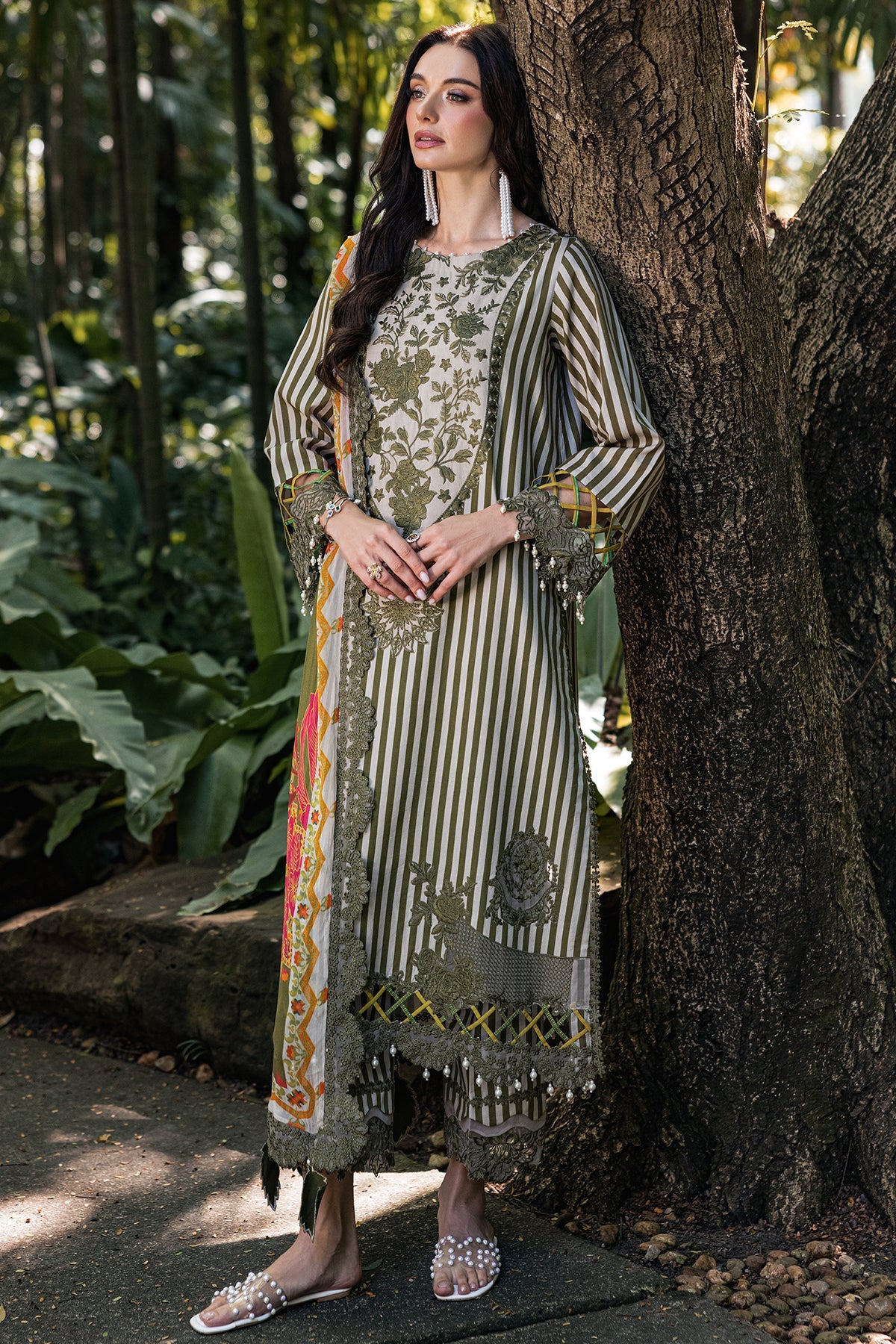 3-PC Unstitched Embroidered Lawn Collection CN5-07