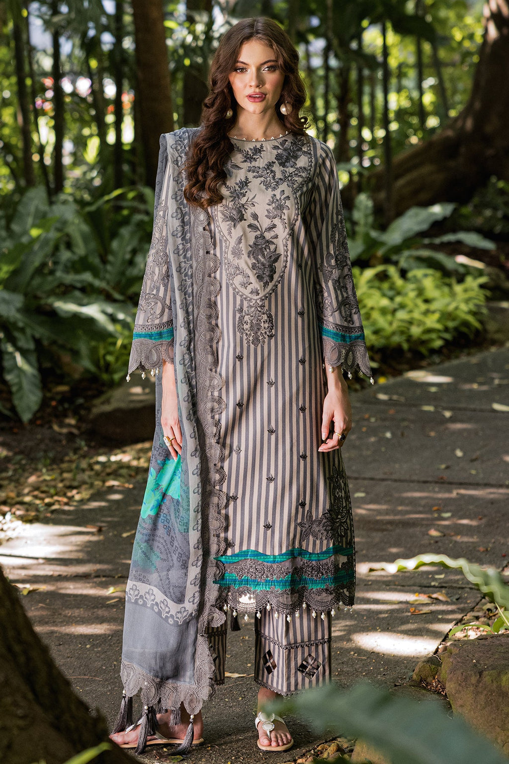 3-PC Unstitched Embroidered Lawn Collection CN5-05
