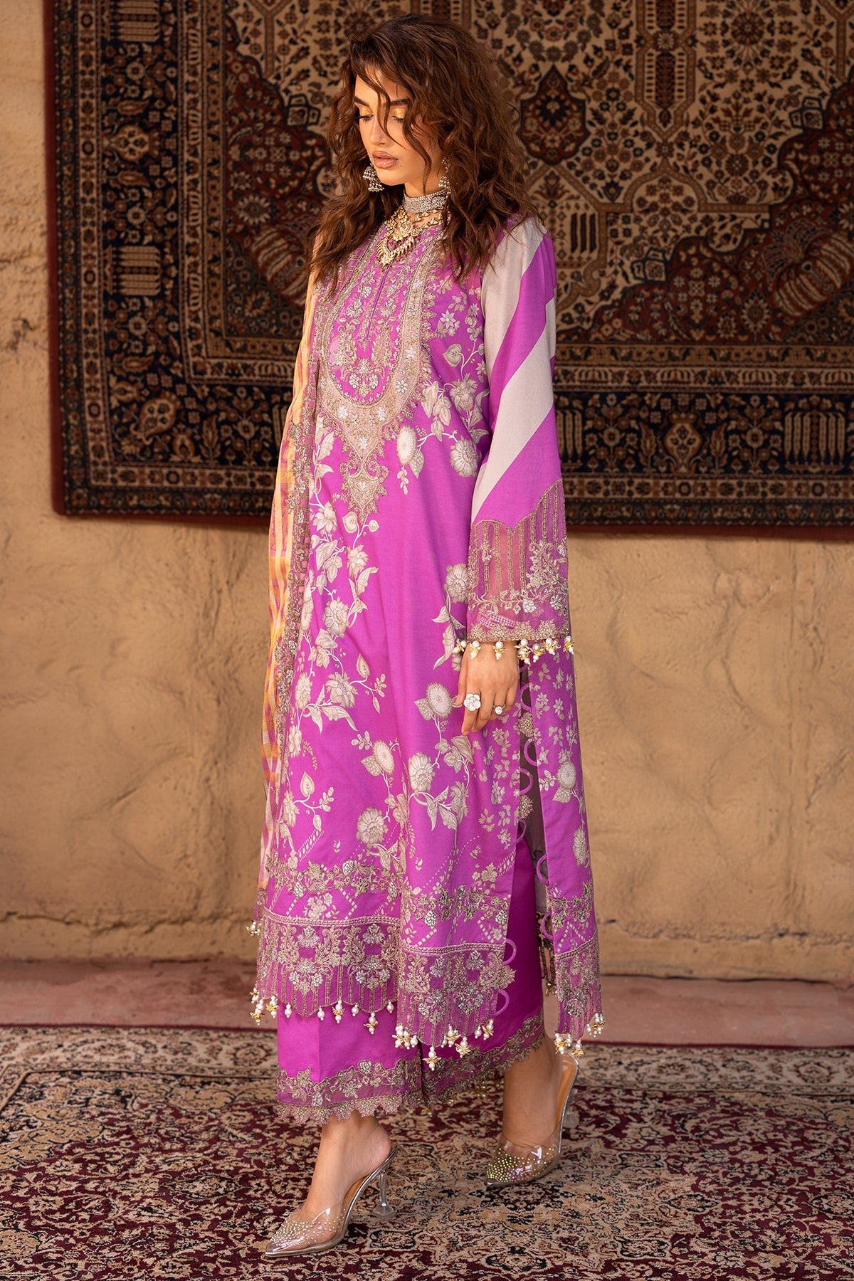 3-PC Unstitched Embroidered Lawn Collection CRN5-16