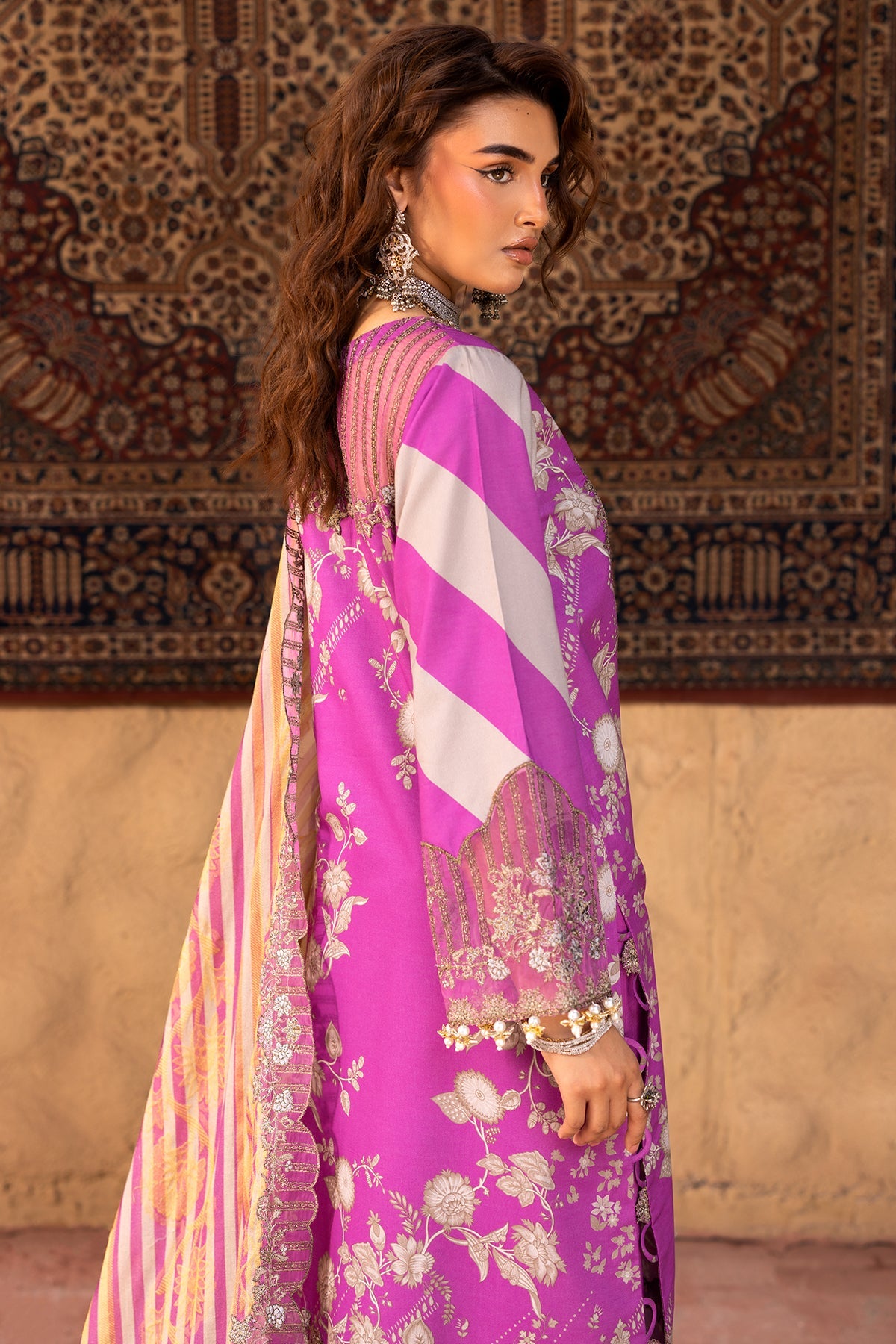 3-PC Unstitched Embroidered Lawn Collection CRN5-16