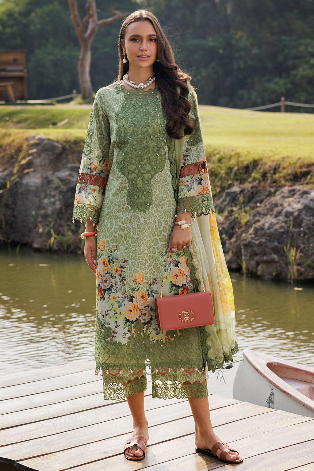 3-PC Unstitched Embroidered Lawn Collection CN5-11
