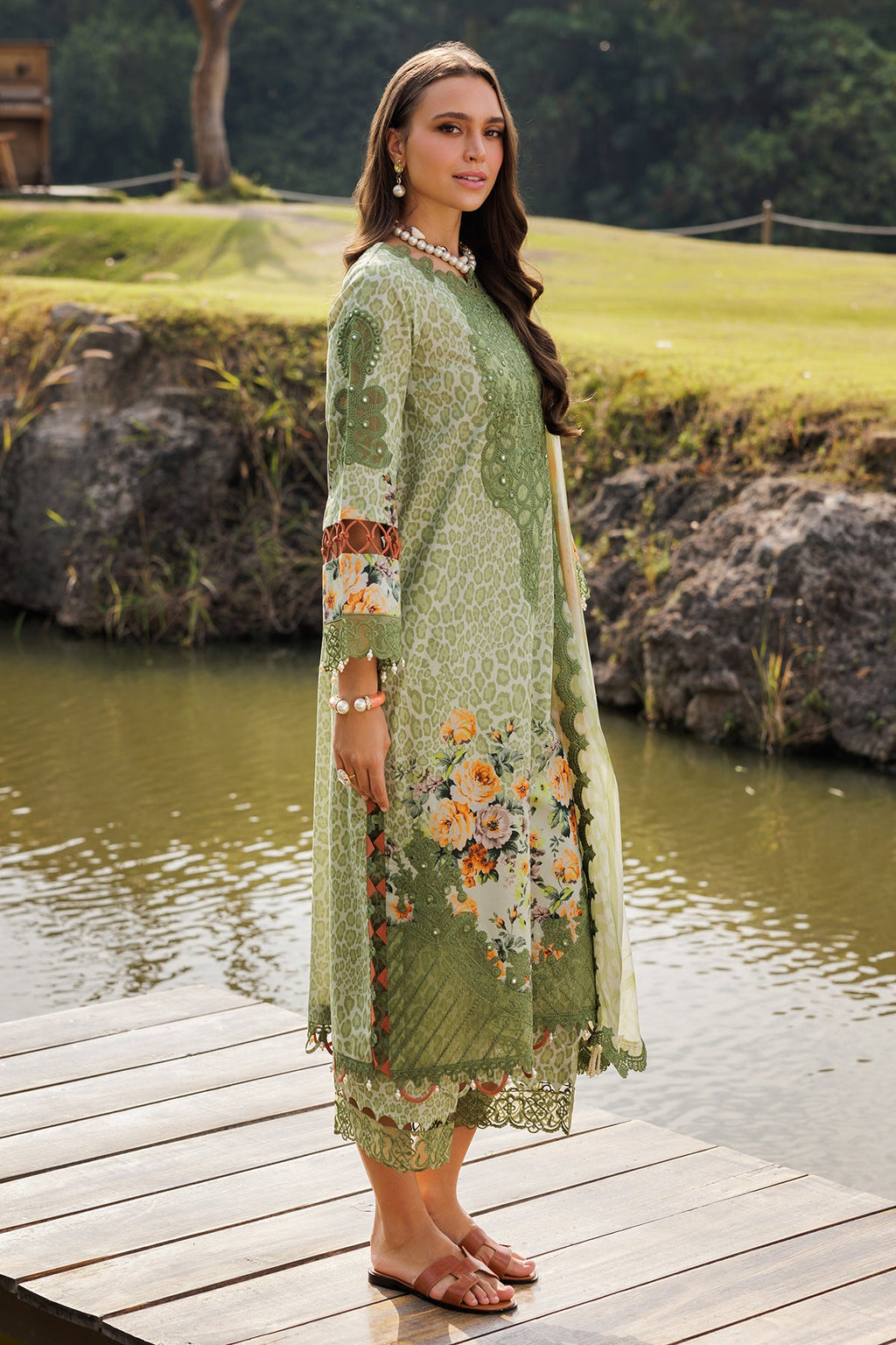 3-PC Unstitched Embroidered Lawn Collection CN5-11