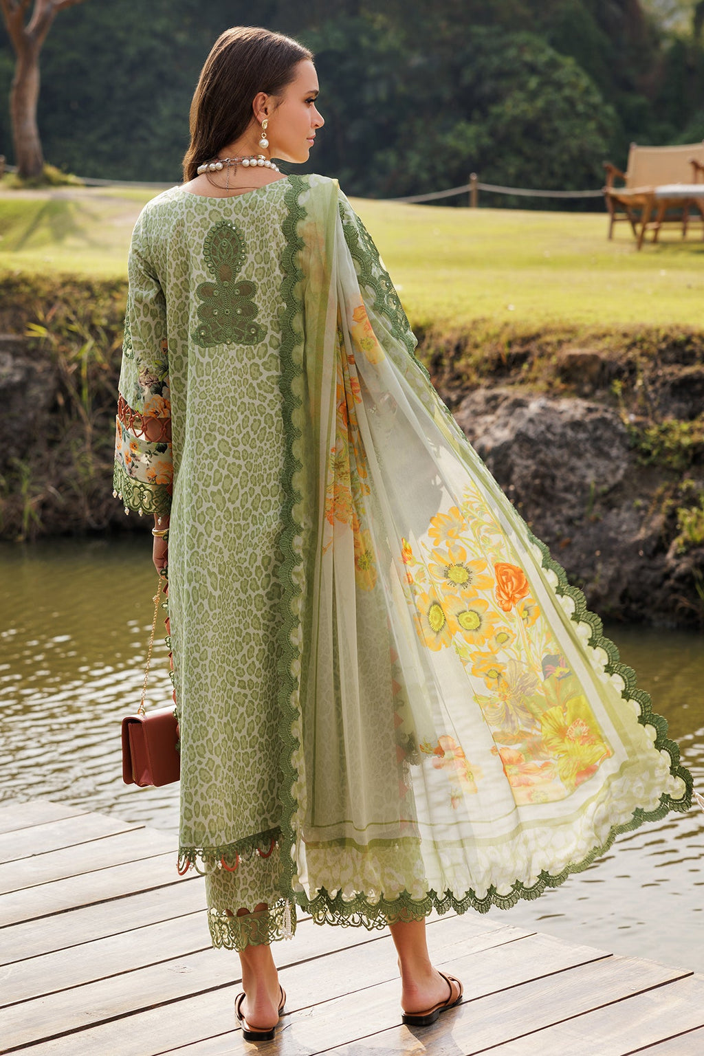 3-PC Unstitched Embroidered Lawn Collection CN5-11
