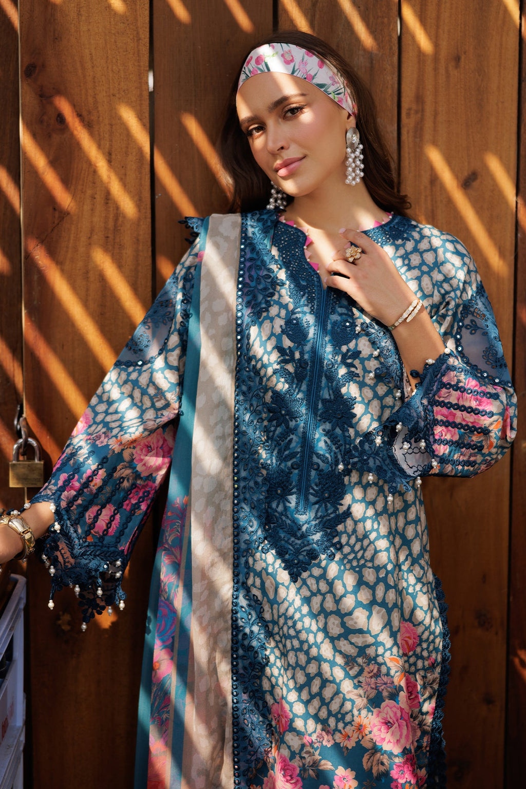 3-PC Unstitched Embroidered Lawn Collection CN5-12