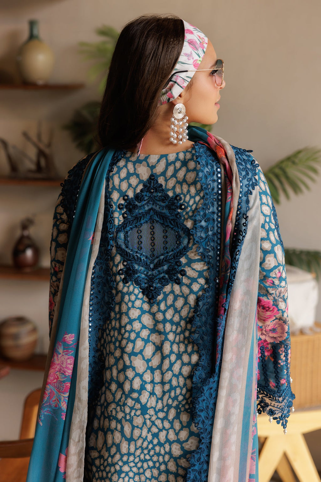 3-PC Unstitched Embroidered Lawn Collection CN5-12