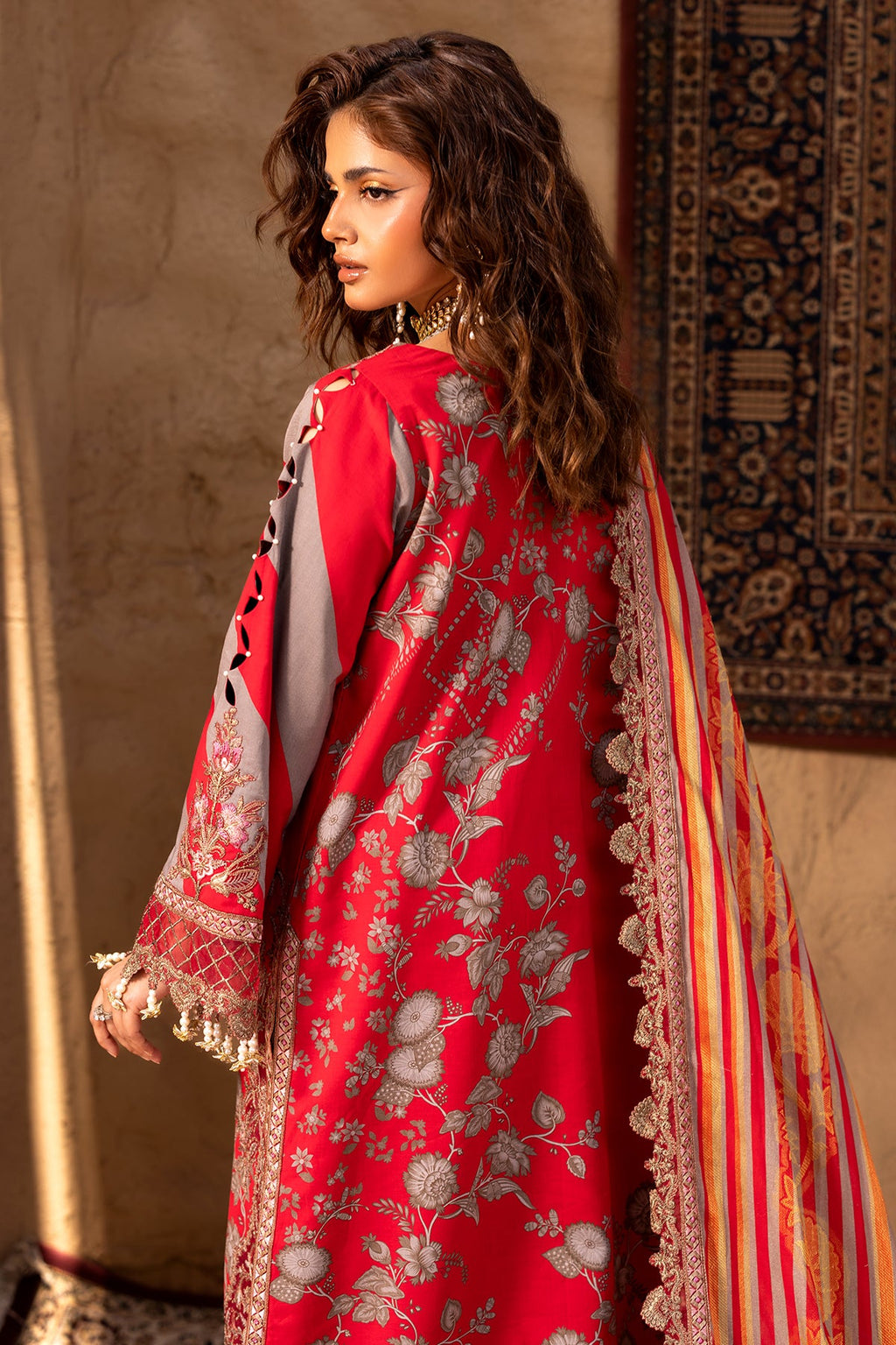 3-PC Unstitched Embroidered Lawn Collection CRN5-20