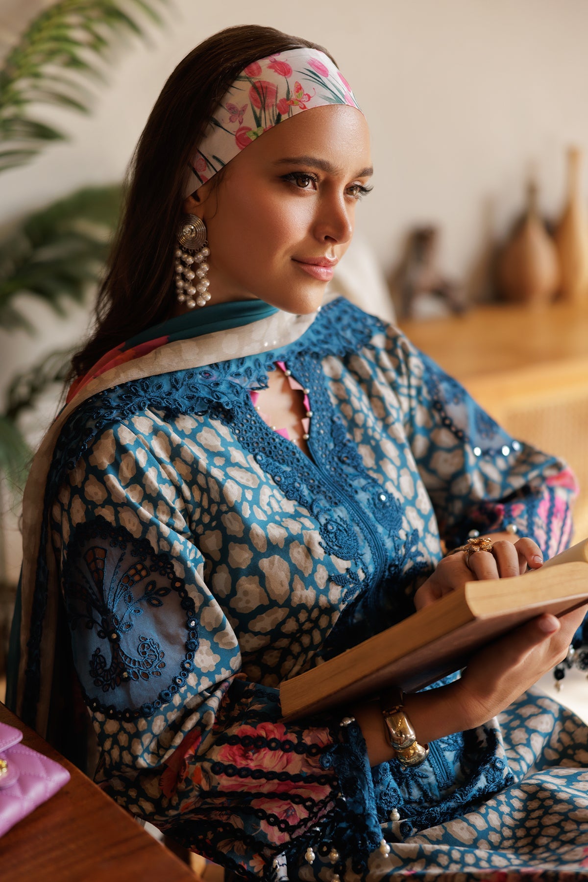 3-PC Unstitched Embroidered Lawn Collection CN5-12