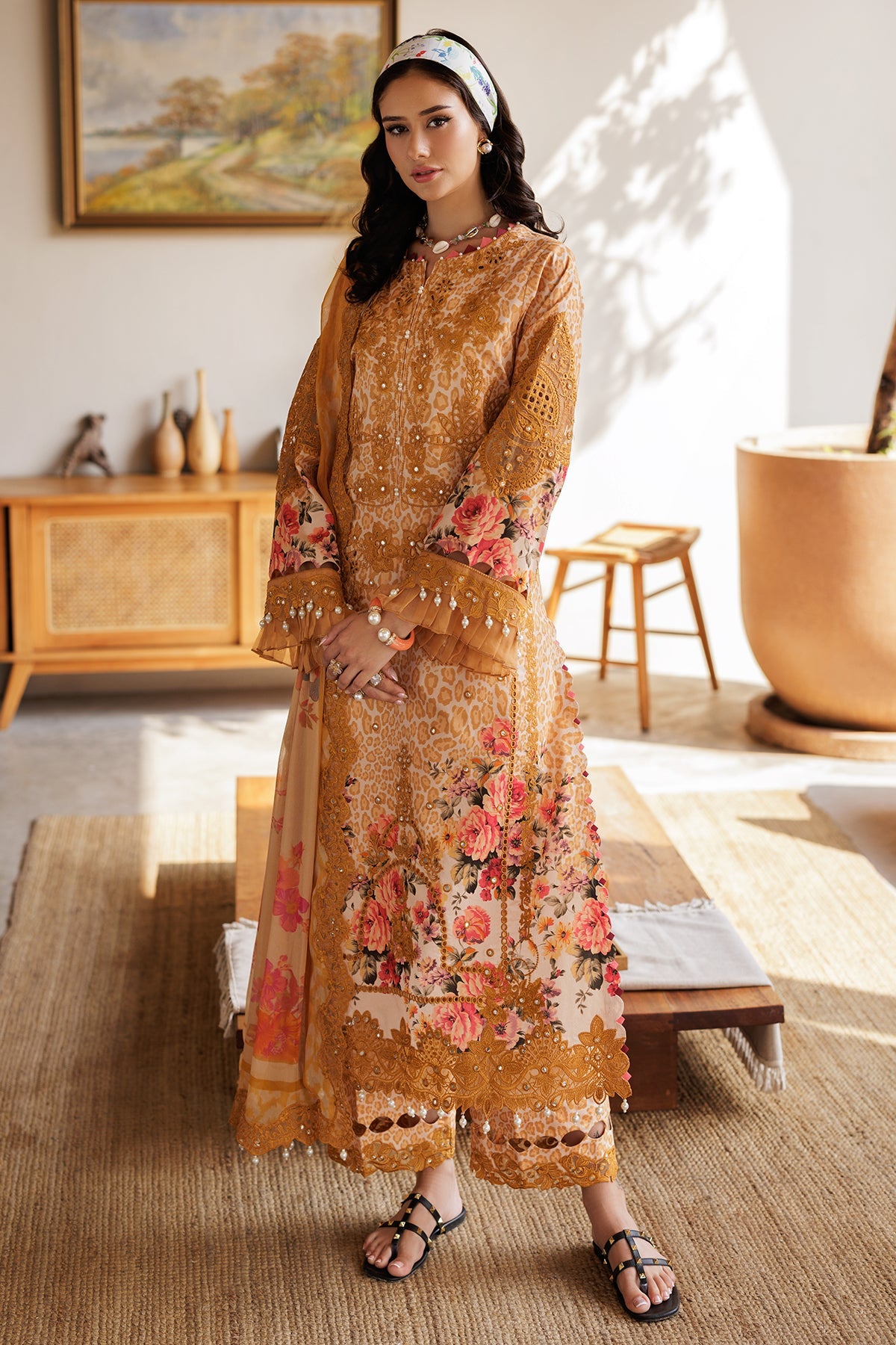3-PC Unstitched Embroidered Lawn Collection CN5-13