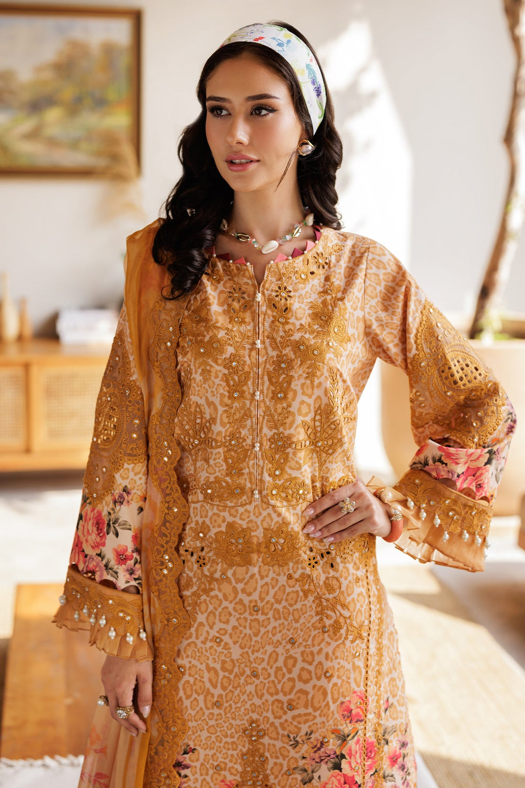 3-PC Unstitched Embroidered Lawn Collection CN5-13