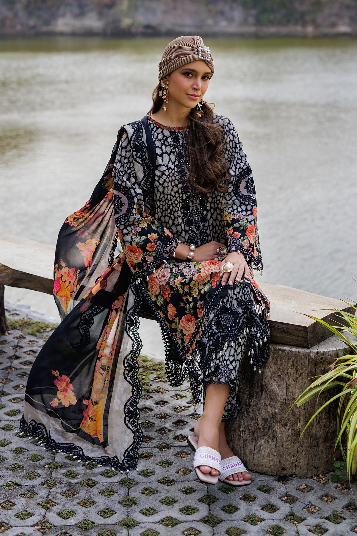 3-PC Unstitched Embroidered Lawn Collection CN5-10