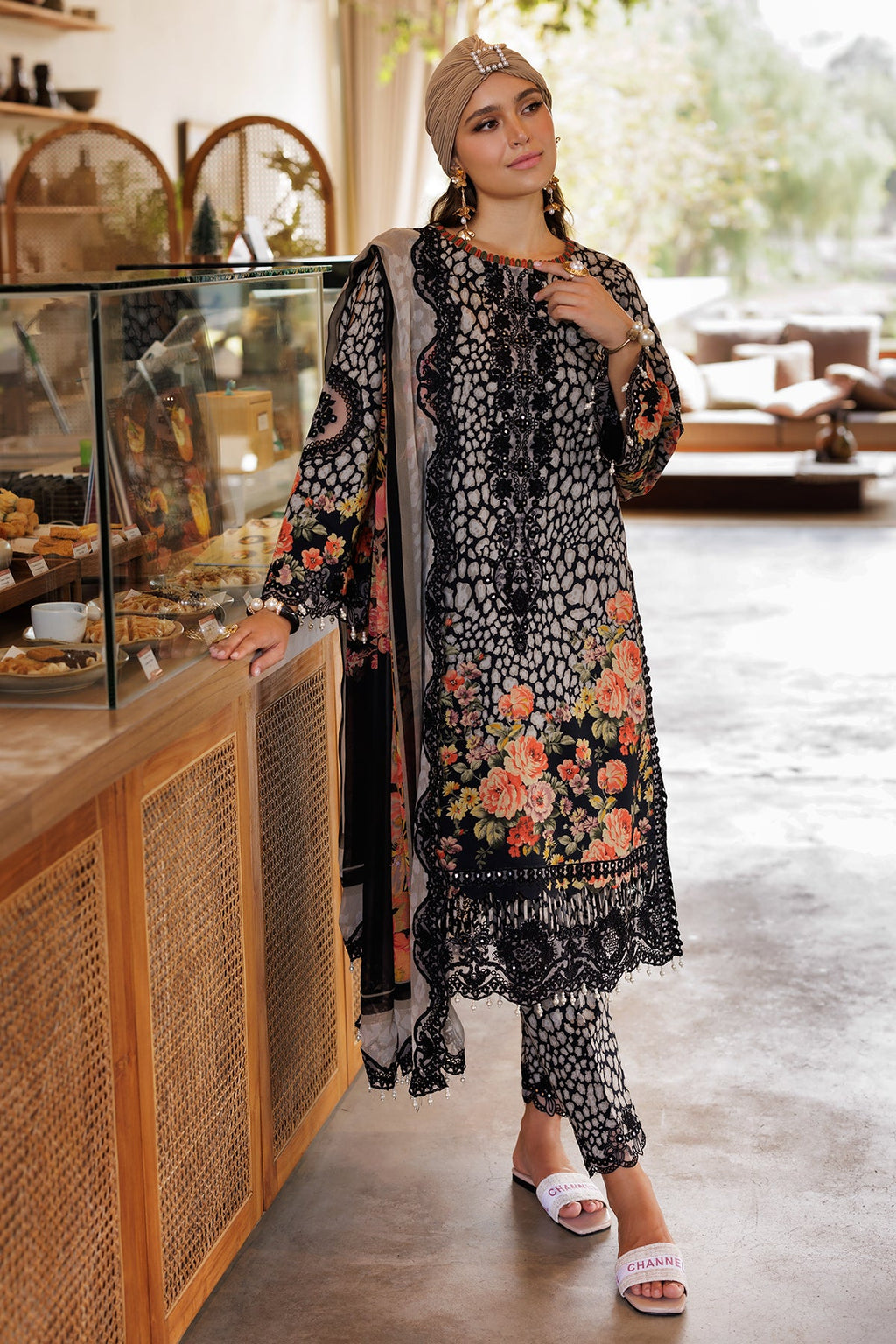 3-PC Unstitched Embroidered Lawn Collection CN5-10
