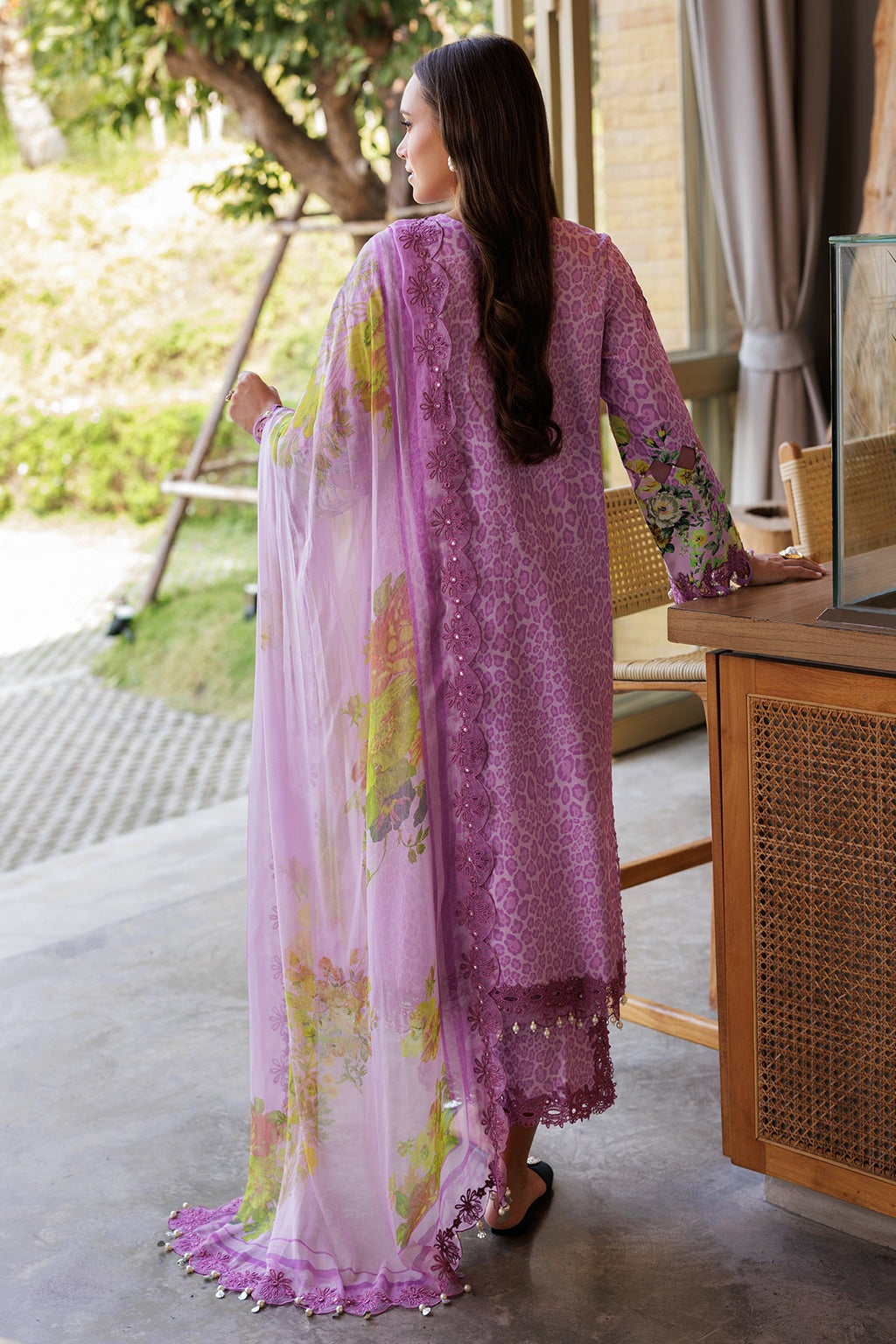 3-PC Unstitched Embroidered Lawn Collection CN5-08