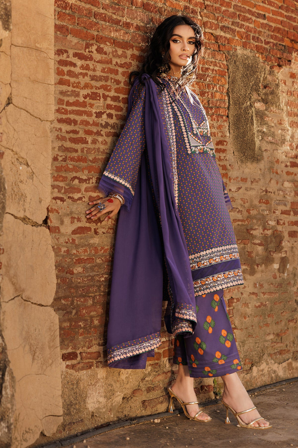3-PC Embroidered Lawn Suit CNP-5-36