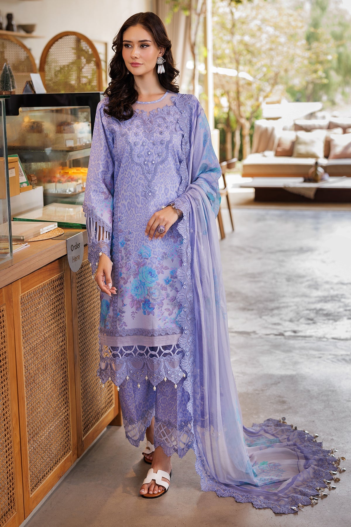 3-PC Unstitched Embroidered Lawn Collection CN5-09