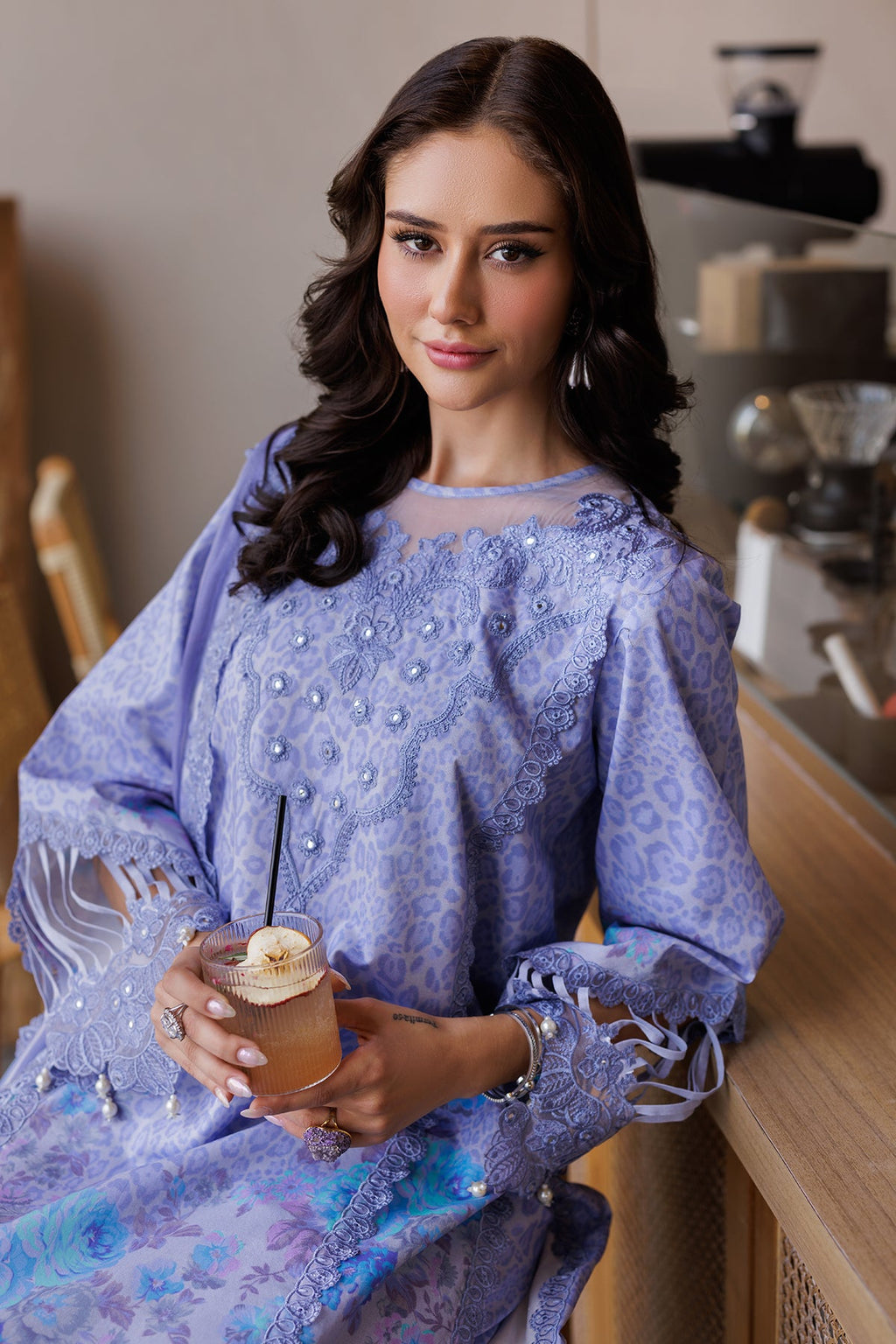 3-PC Unstitched Embroidered Lawn Collection CN5-09