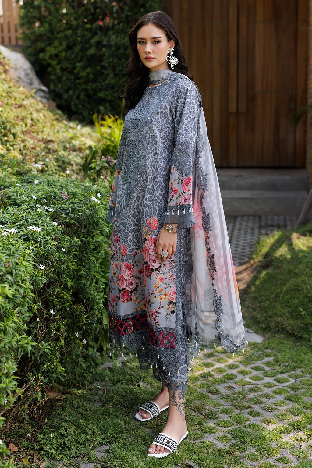 3-PC Unstitched Embroidered Lawn Collection CN5-14