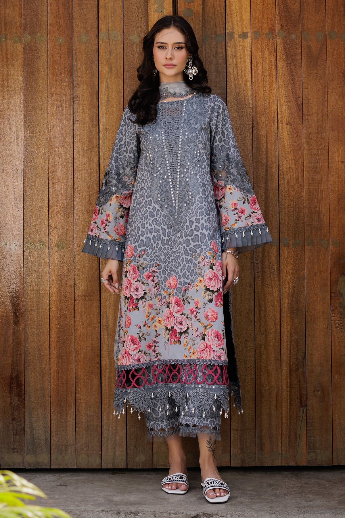 3-PC Unstitched Embroidered Lawn Collection CN5-14