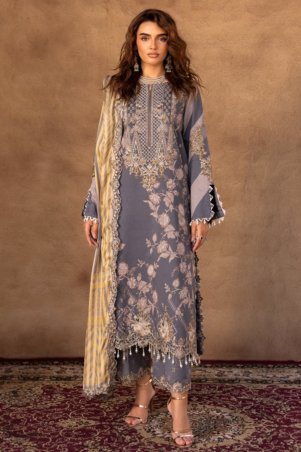 3-PC Unstitched Embroidered Lawn Collection CRN5-22