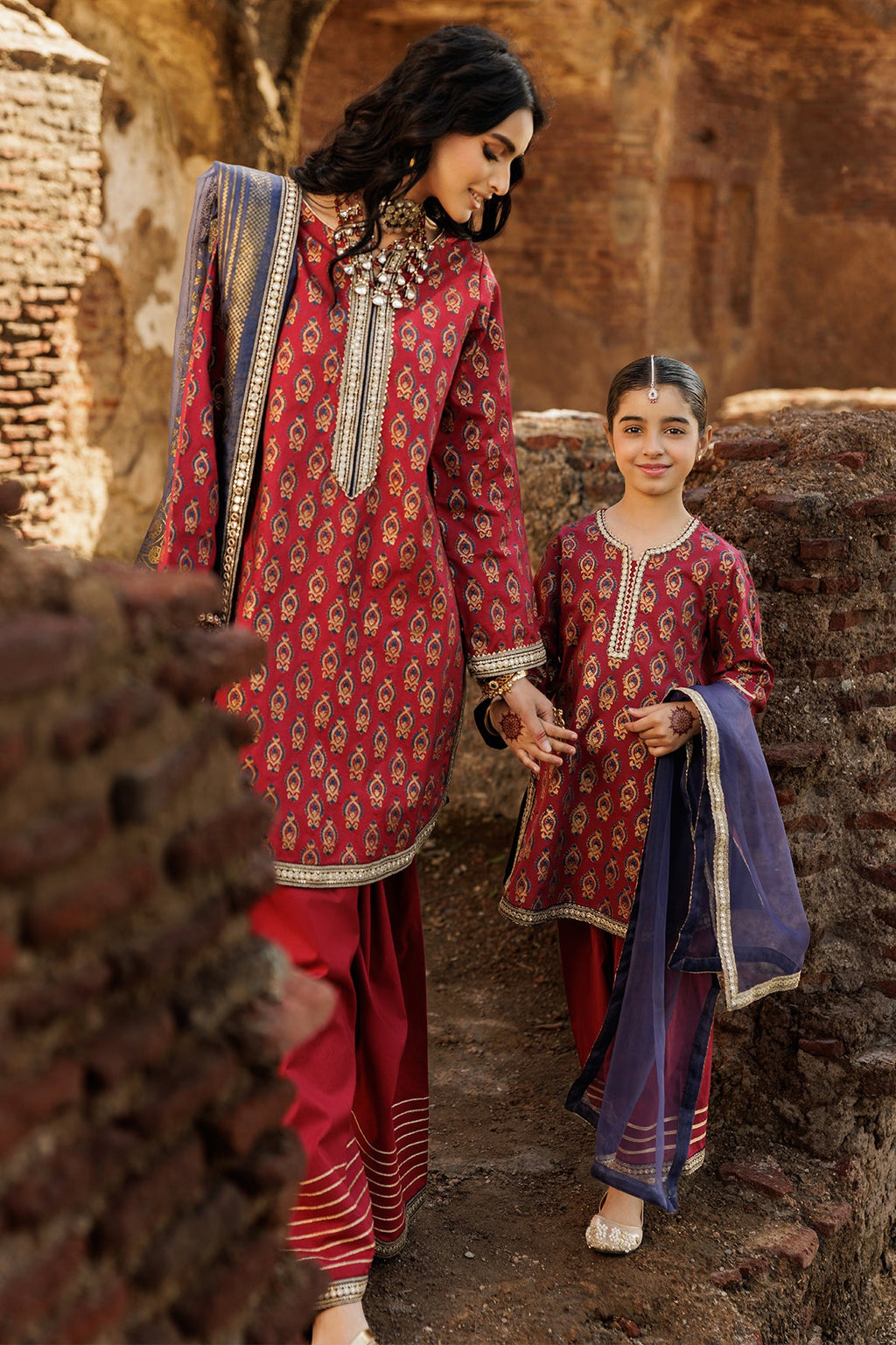 3-PC Kids Embroidered Raw-Silk Suit CKP-5-54