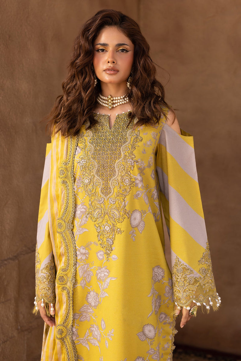 3-PC Unstitched Embroidered Lawn Collection CRN5-15