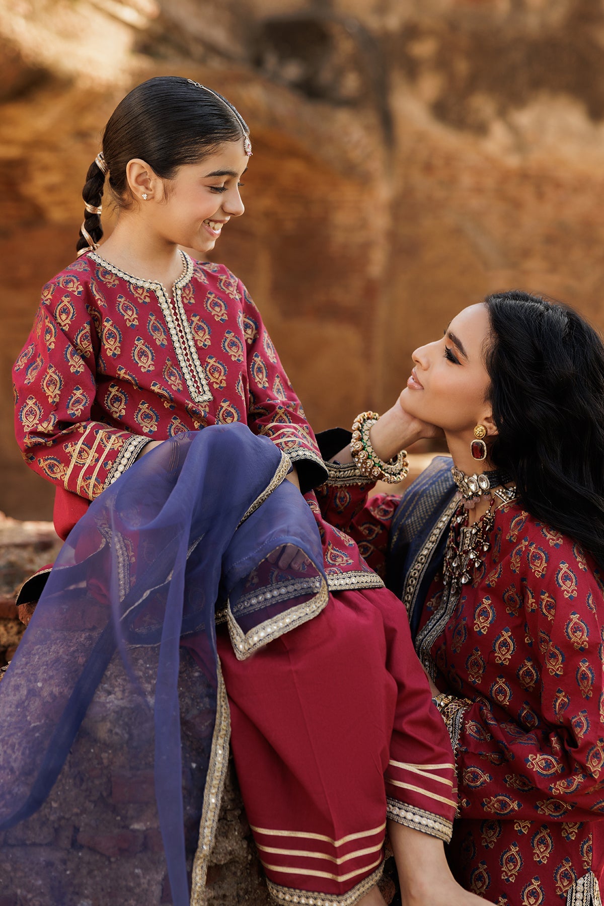 3-PC Kids Embroidered Raw-Silk Suit CKP-5-54