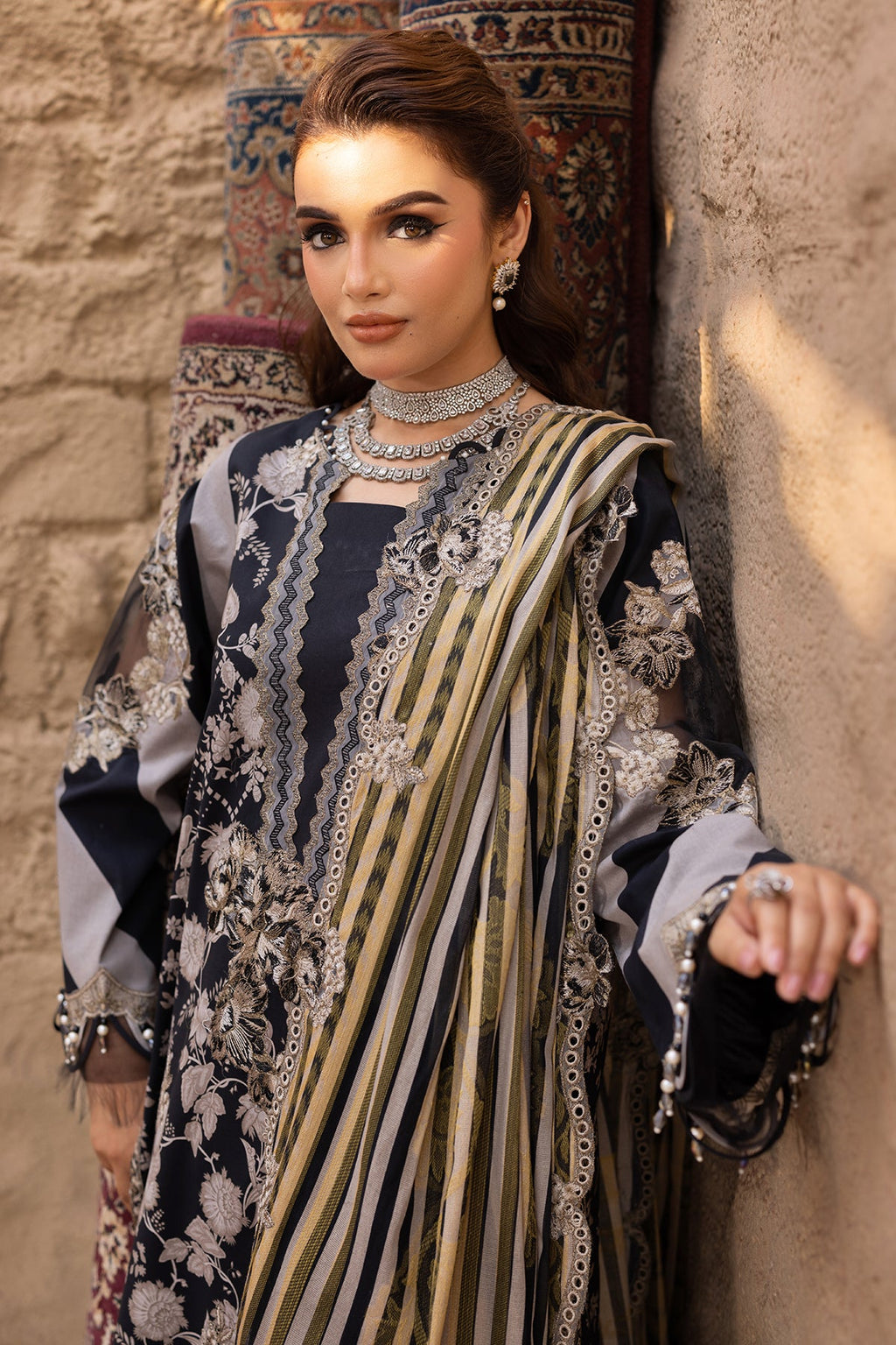 3-PC Unstitched Embroidered Lawn Collection CRN5-19