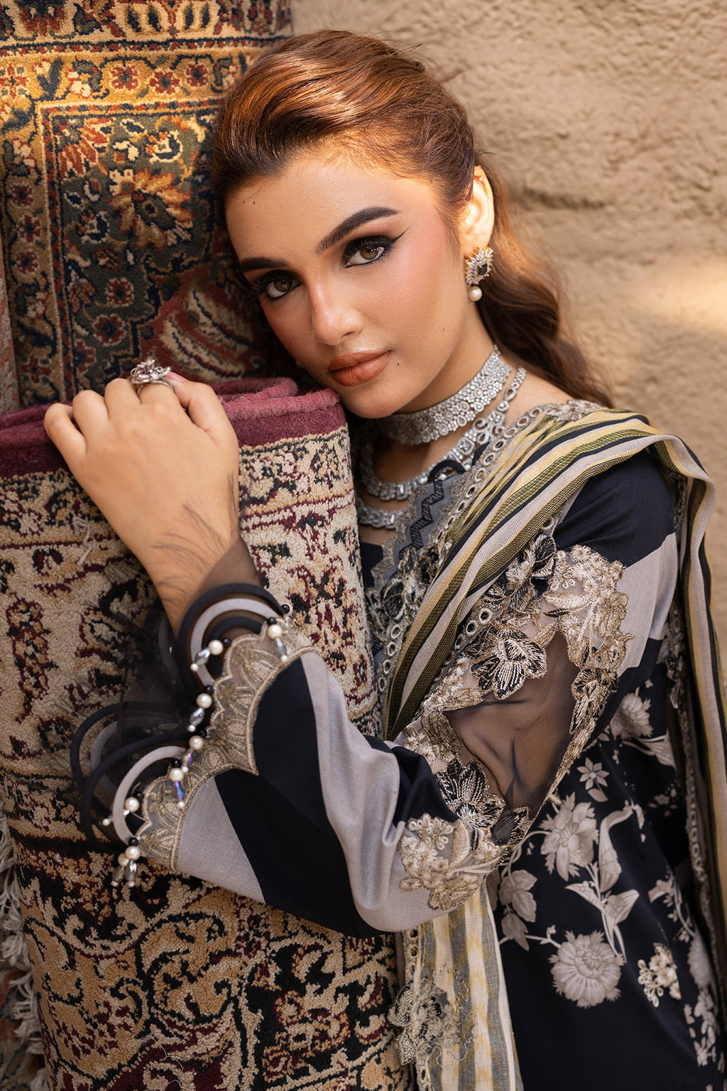 3-PC Unstitched Embroidered Lawn Collection CRN5-19