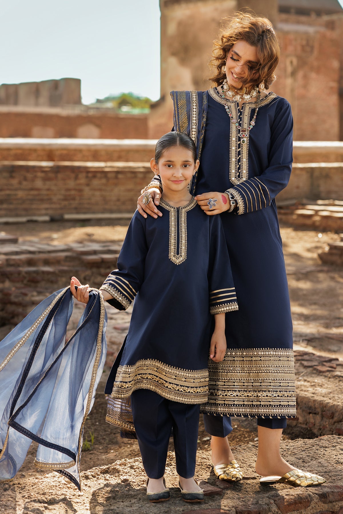 3-PC Kids Embroidered Lawn Suit CKP-5-49