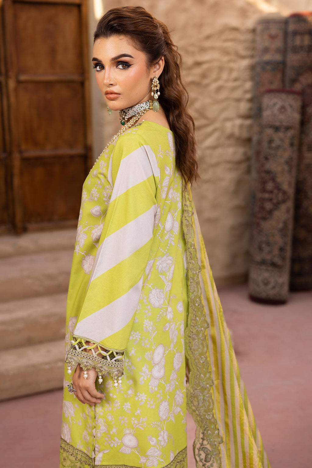 3-PC Unstitched Embroidered Lawn Collection CRN5-18