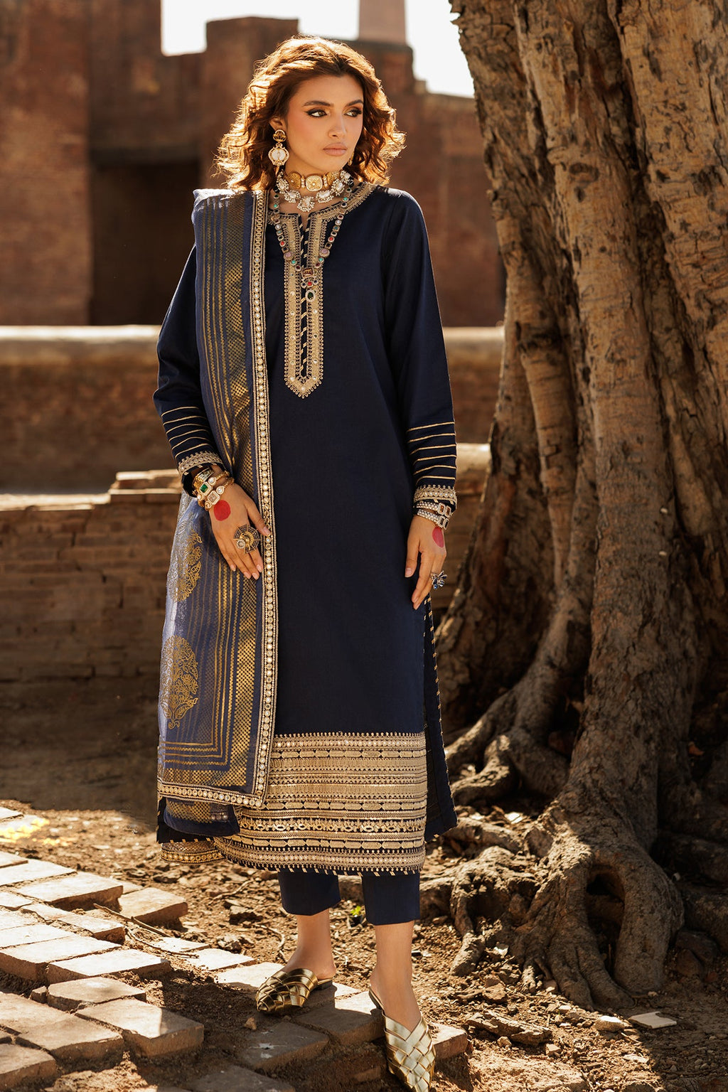 3-PC Embroidered Lawn Suit CNP-5-25
