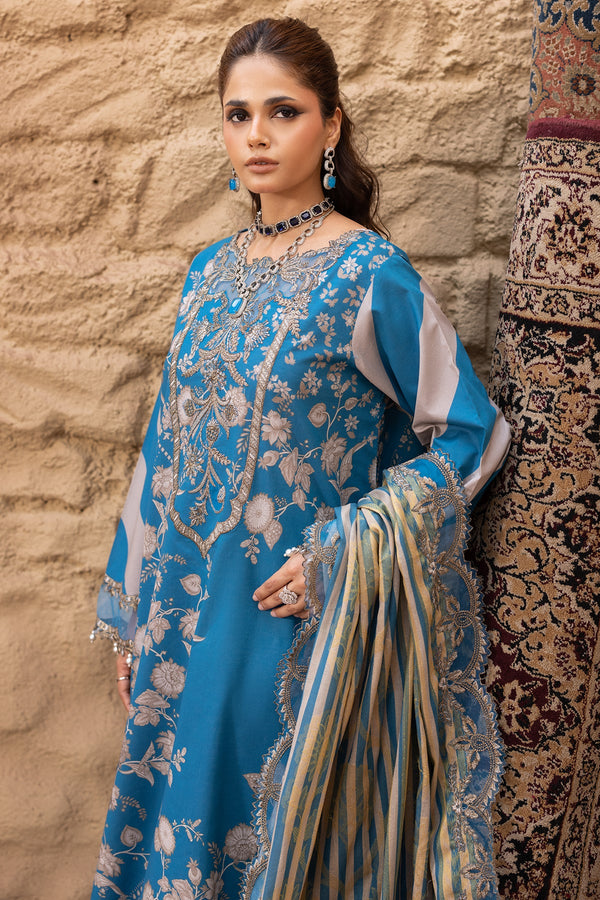 3-PC Unstitched Embroidered Lawn Collection CRN5-17