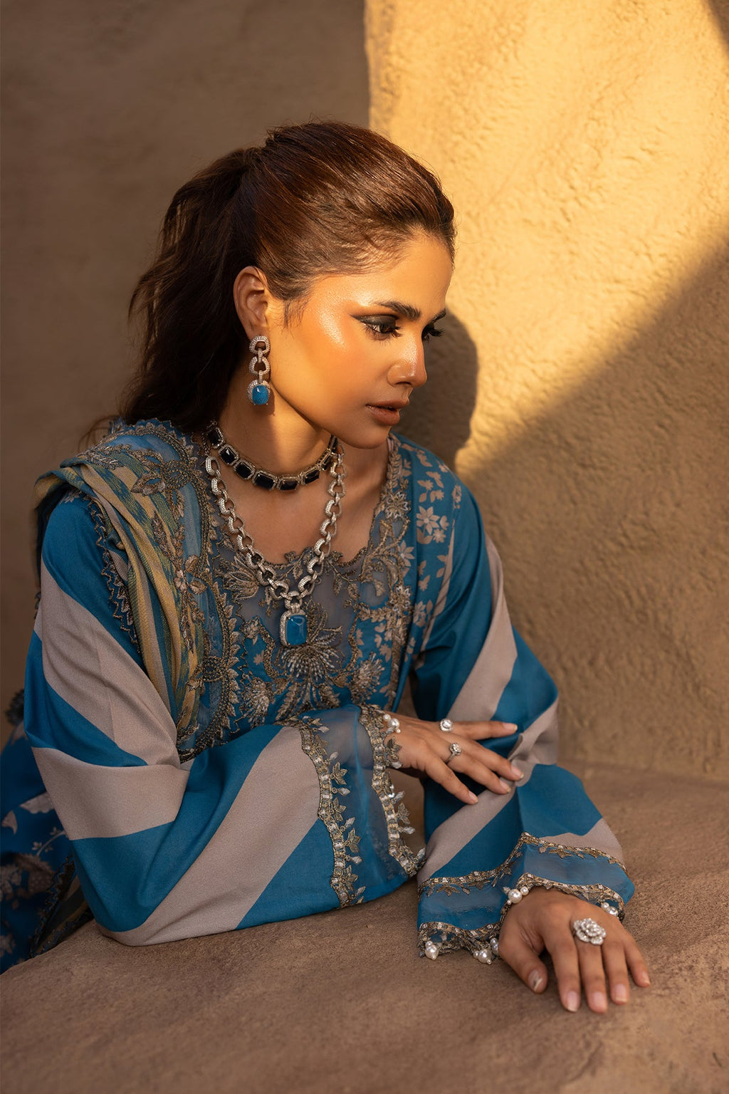 3-PC Unstitched Embroidered Lawn Collection CRN5-17