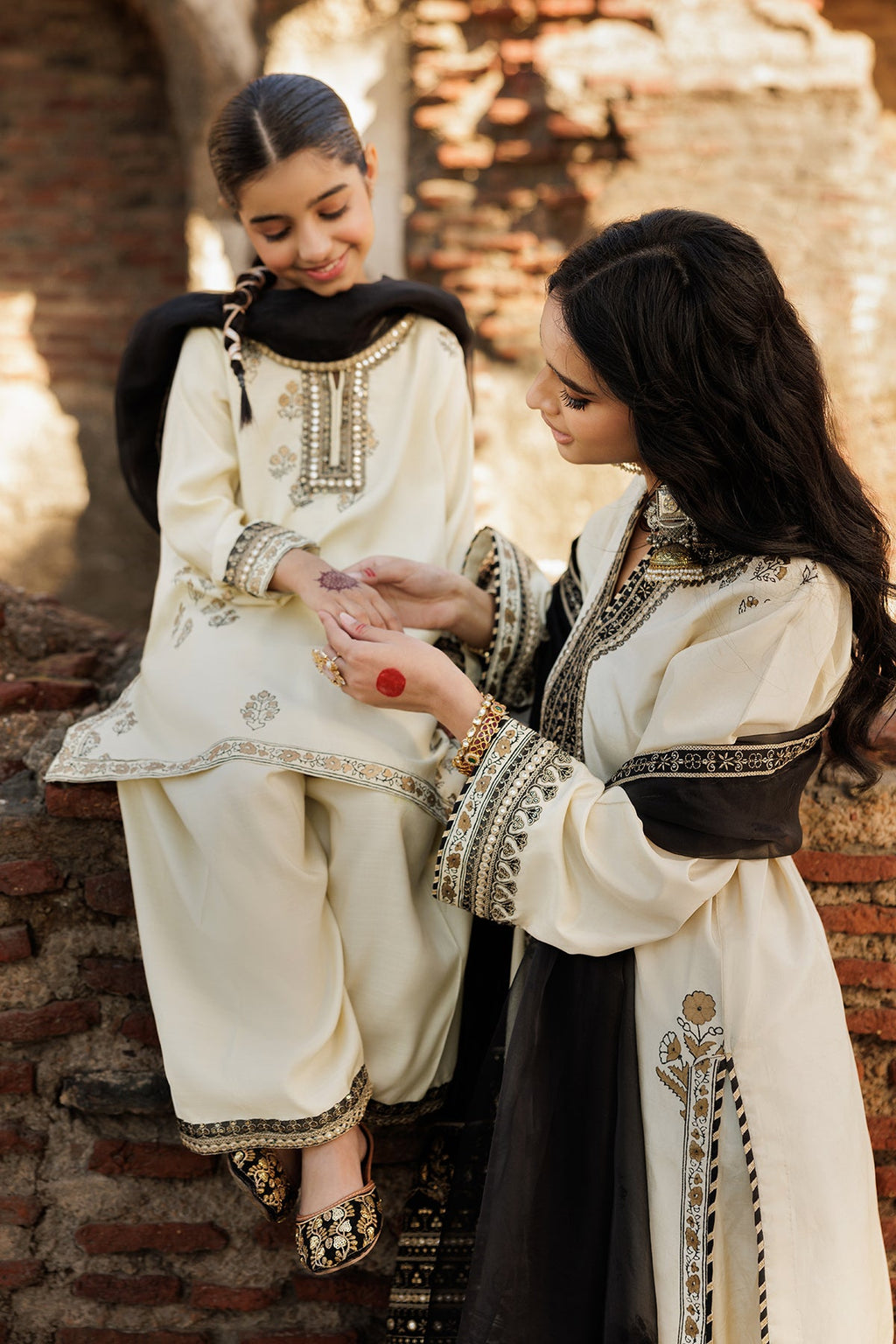 3-PC Kids Embroidered Raw-Silk Suit CKP-5-52