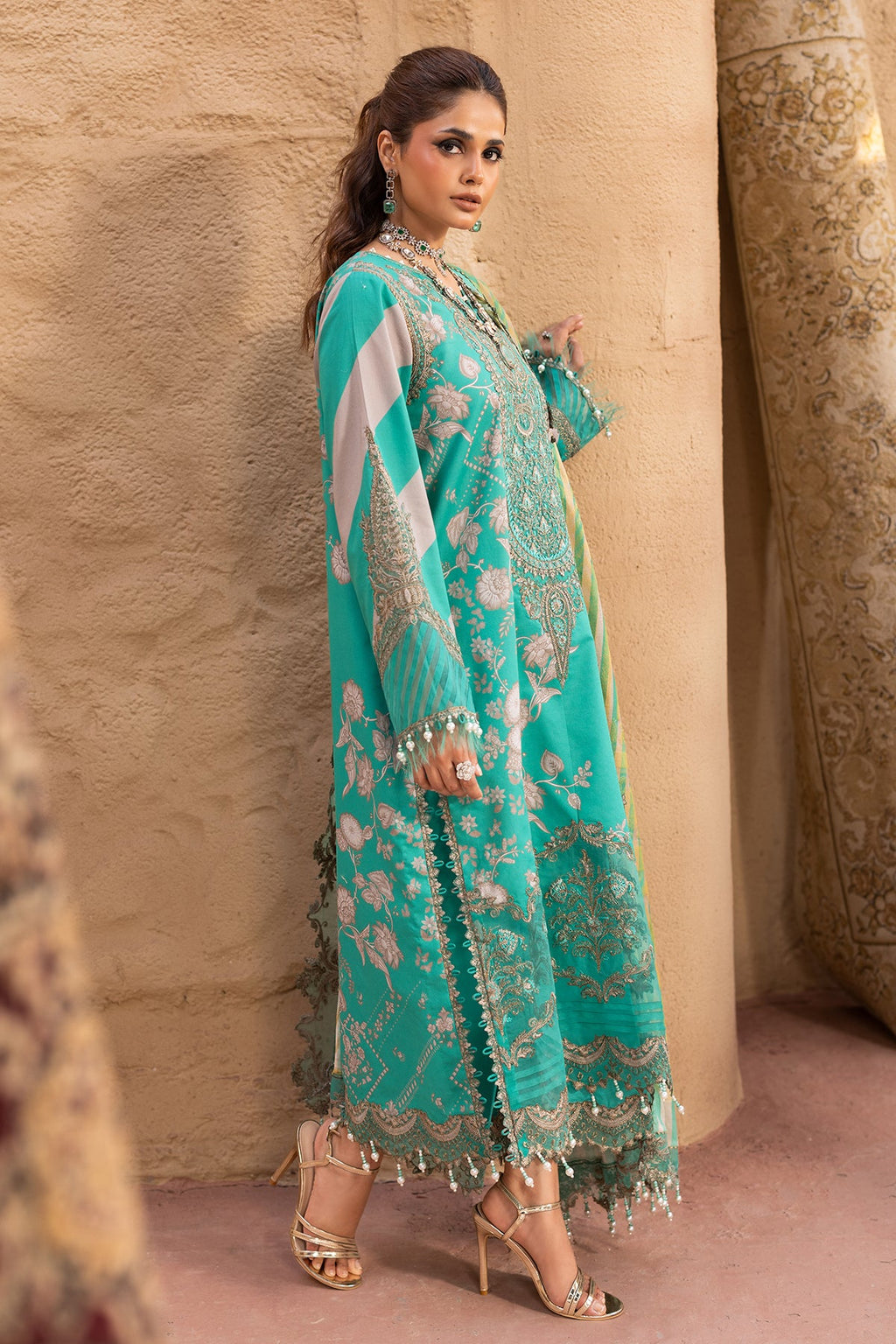 3-PC Unstitched Embroidered Lawn Collection CRN5-21