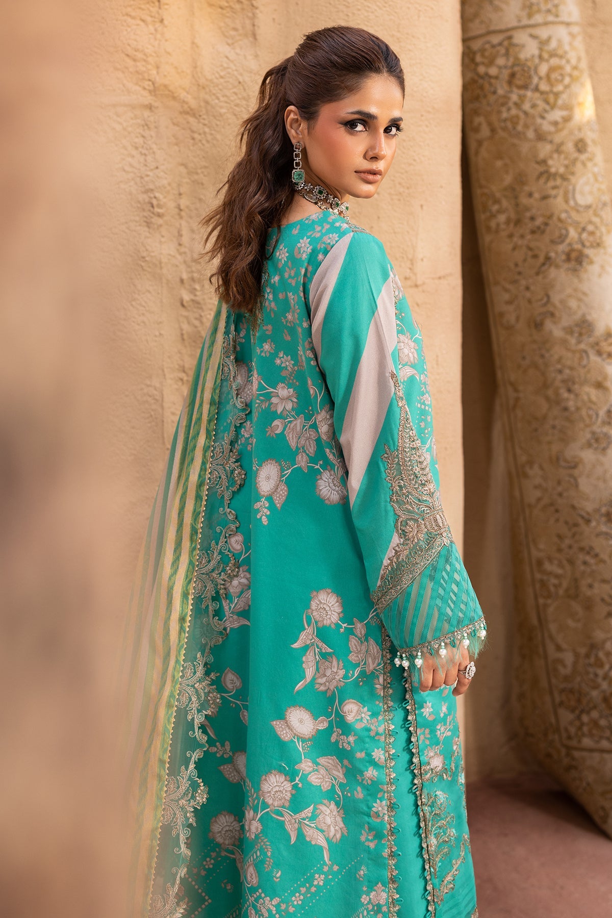 3-PC Unstitched Embroidered Lawn Collection CRN5-21