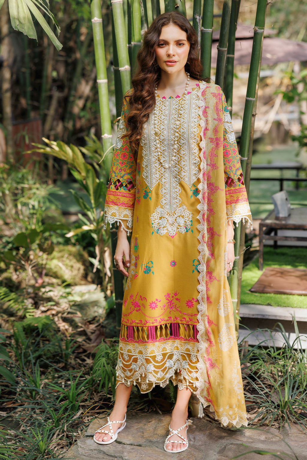 3-PC Unstitched Embroidered Lawn Collection CC6-07