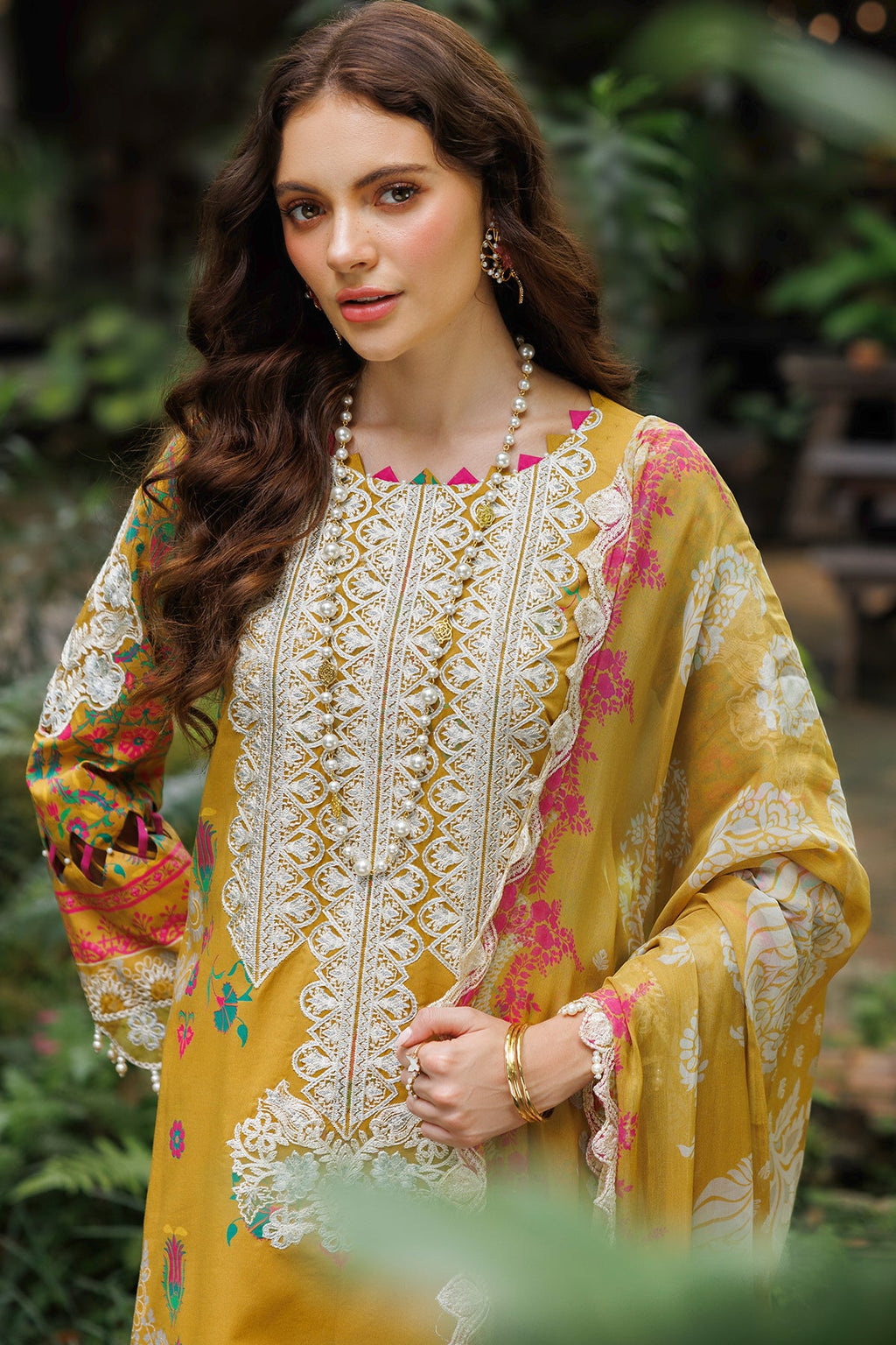 3-PC Unstitched Embroidered Lawn Collection CC6-07