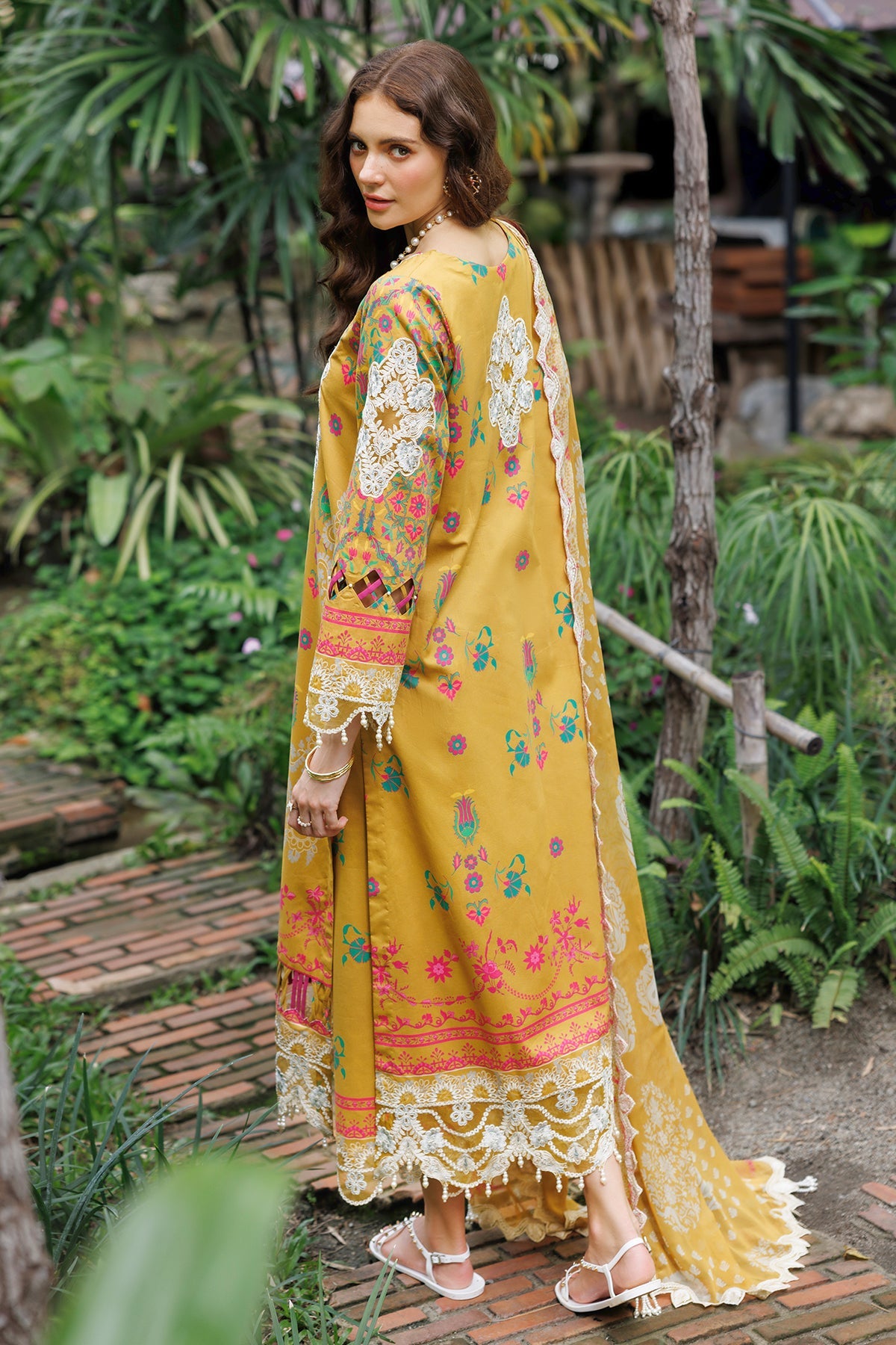 3-PC Unstitched Embroidered Lawn Collection CC6-07