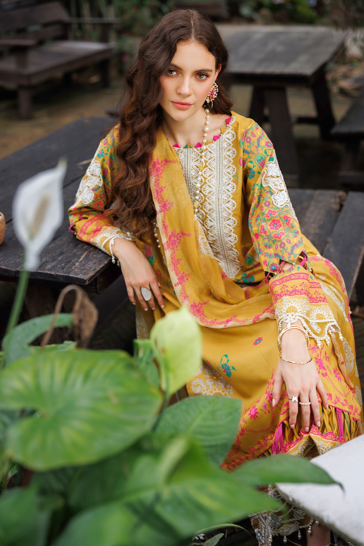 3-PC Unstitched Embroidered Lawn Collection CC6-07