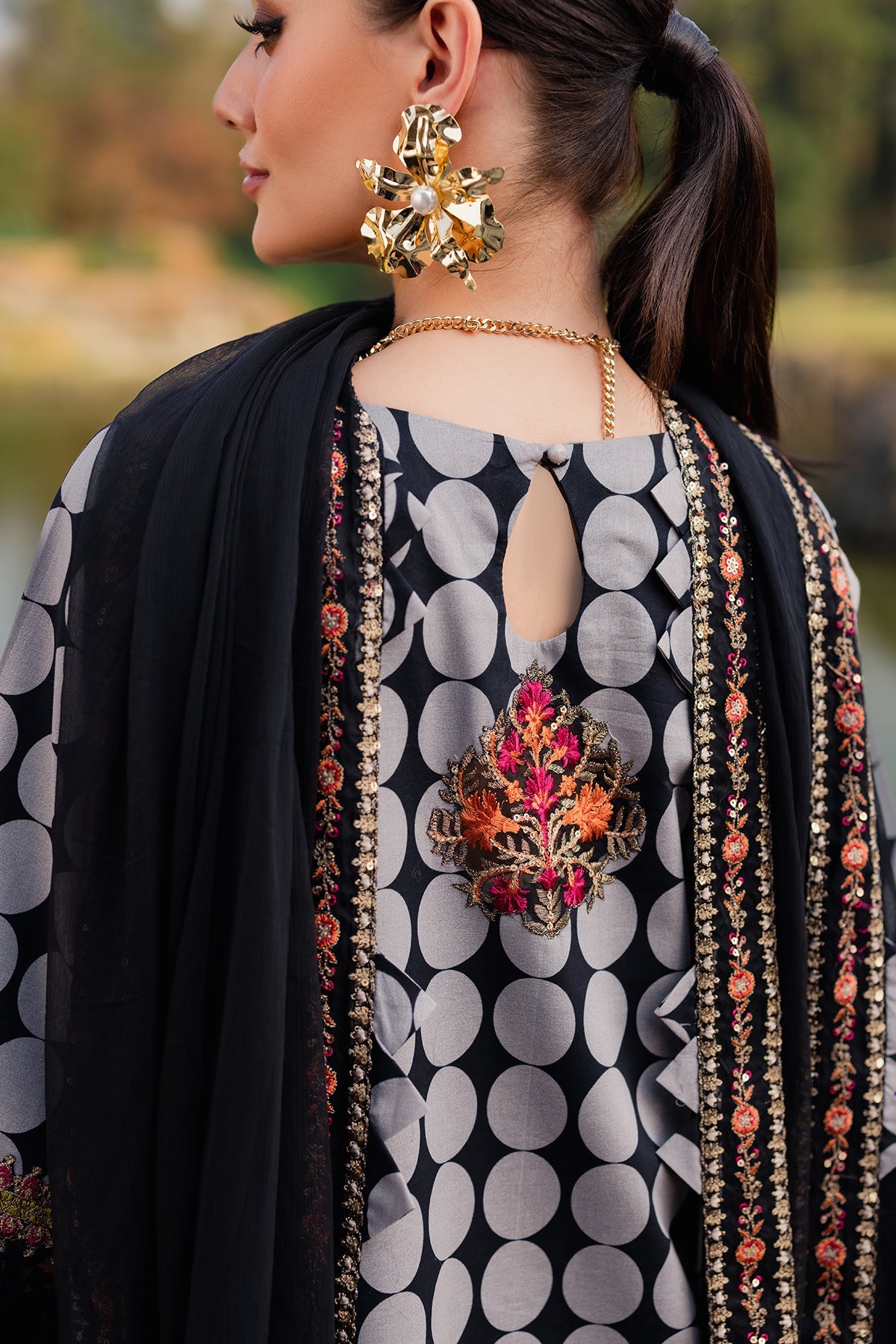 3-PC Unstitched Festive Edit Lawn Collection CQ5-01