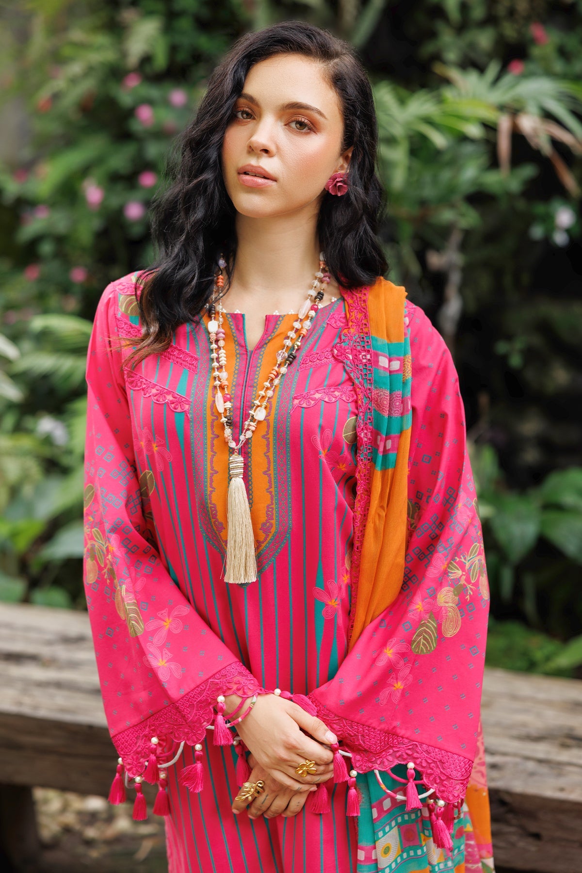 3-PC Unstitched Embroidered Lawn Collection CC6-08