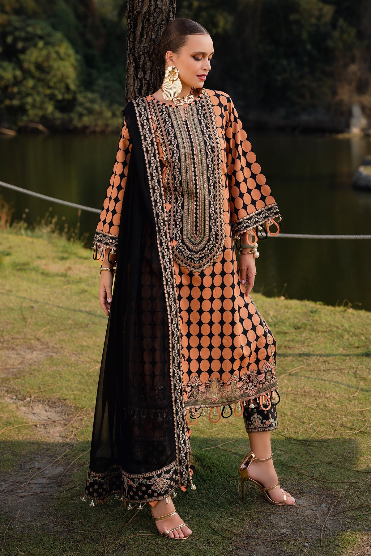 3-PC Unstitched Festive Edit Lawn Collection CQ5-02