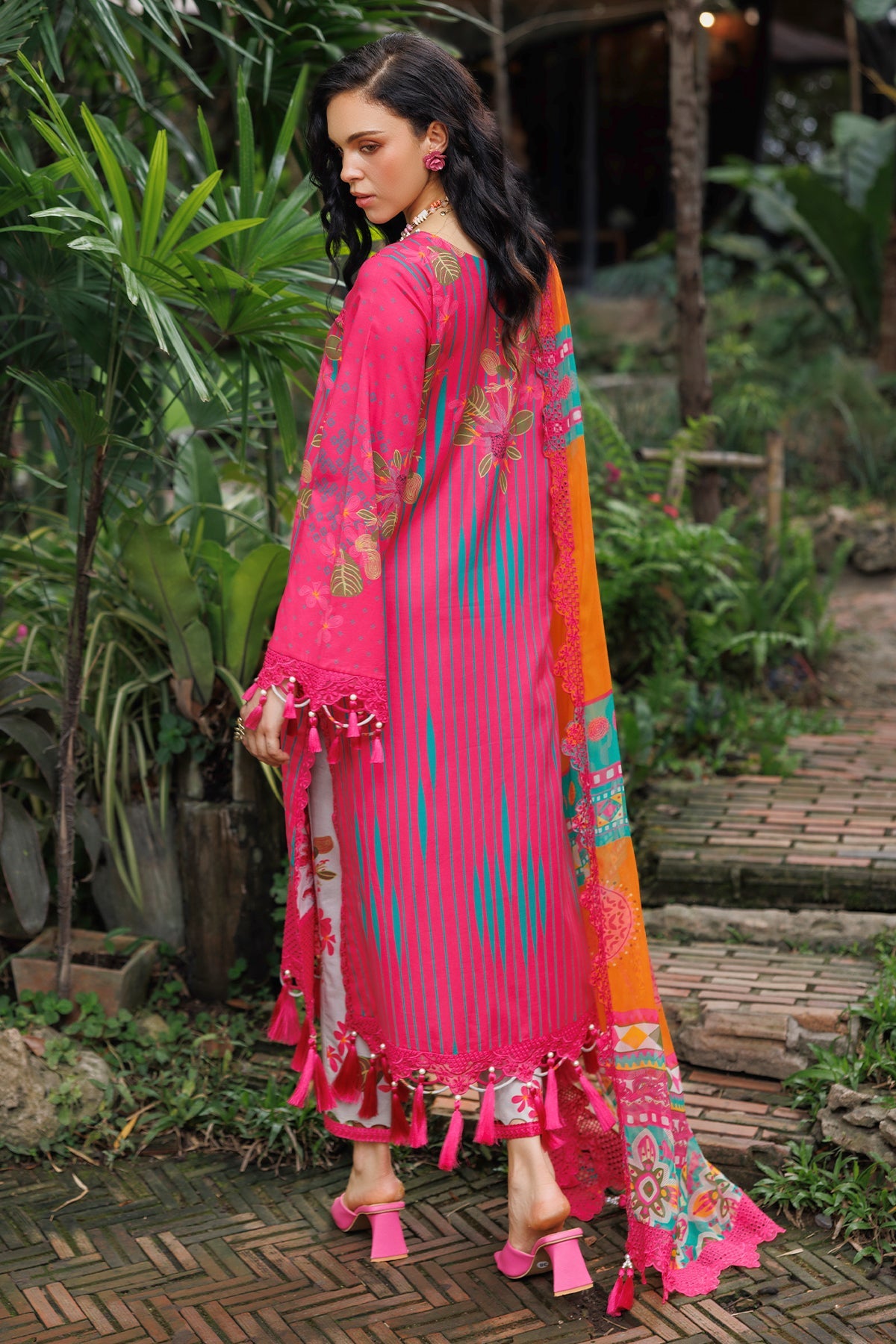 3-PC Unstitched Embroidered Lawn Collection CC6-08