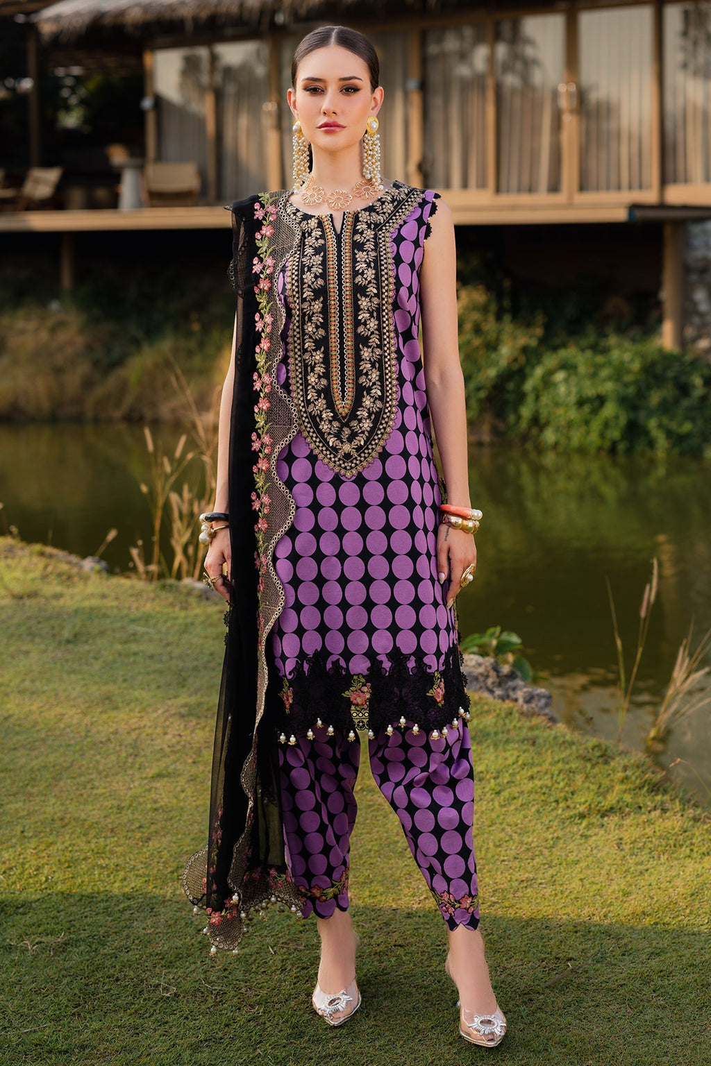 3-PC Unstitched Festive Edit Lawn Collection CQ5-03