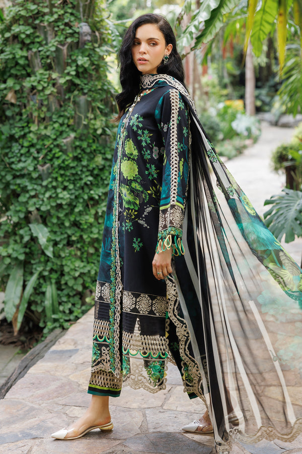 3-PC Unstitched Embroidered Lawn Collection CC6-02