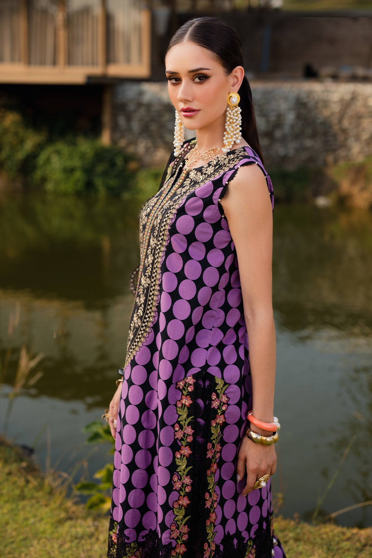 3-PC Unstitched Festive Edit Lawn Collection CQ5-03