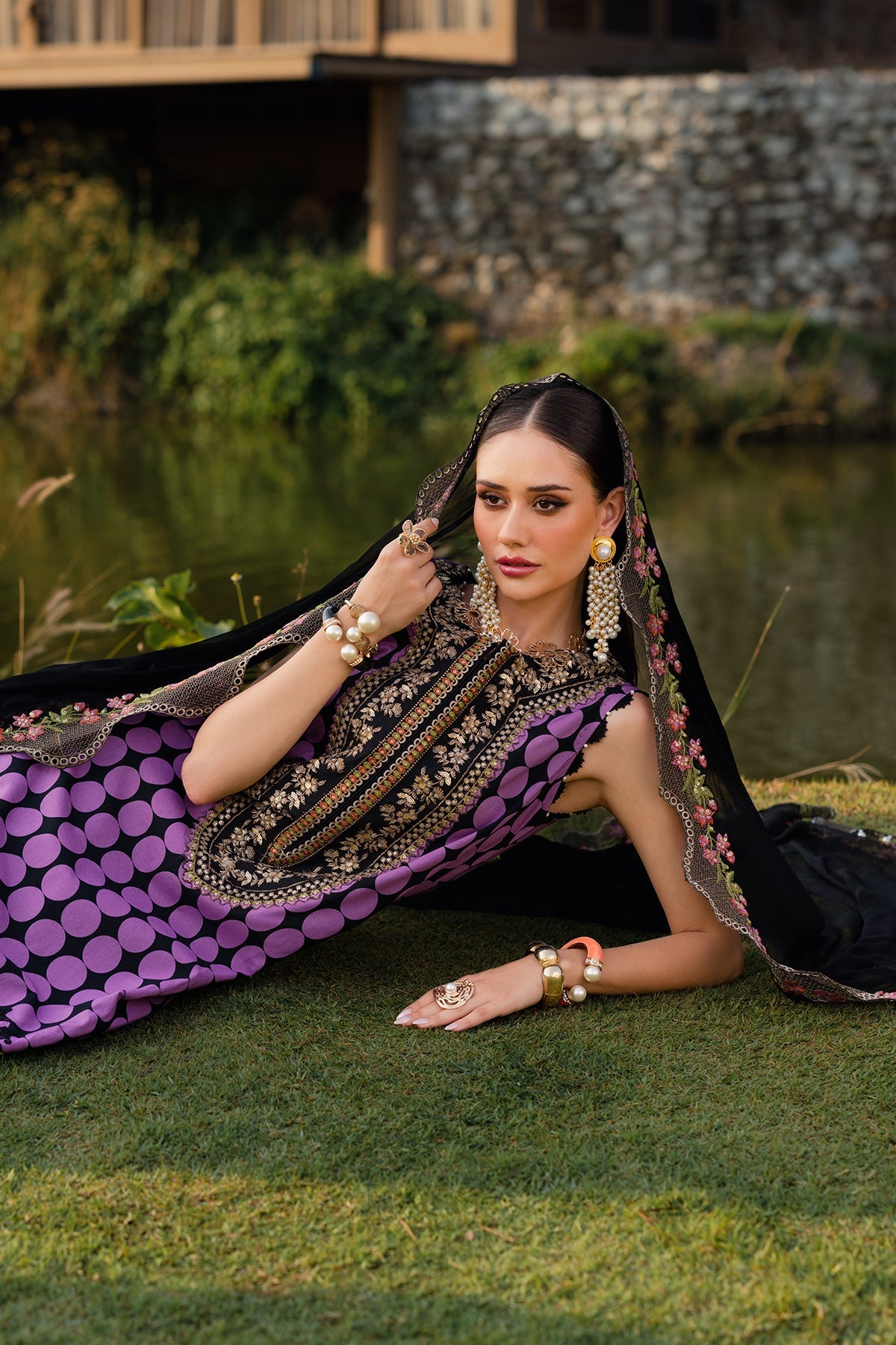 3-PC Unstitched Festive Edit Lawn Collection CQ5-03