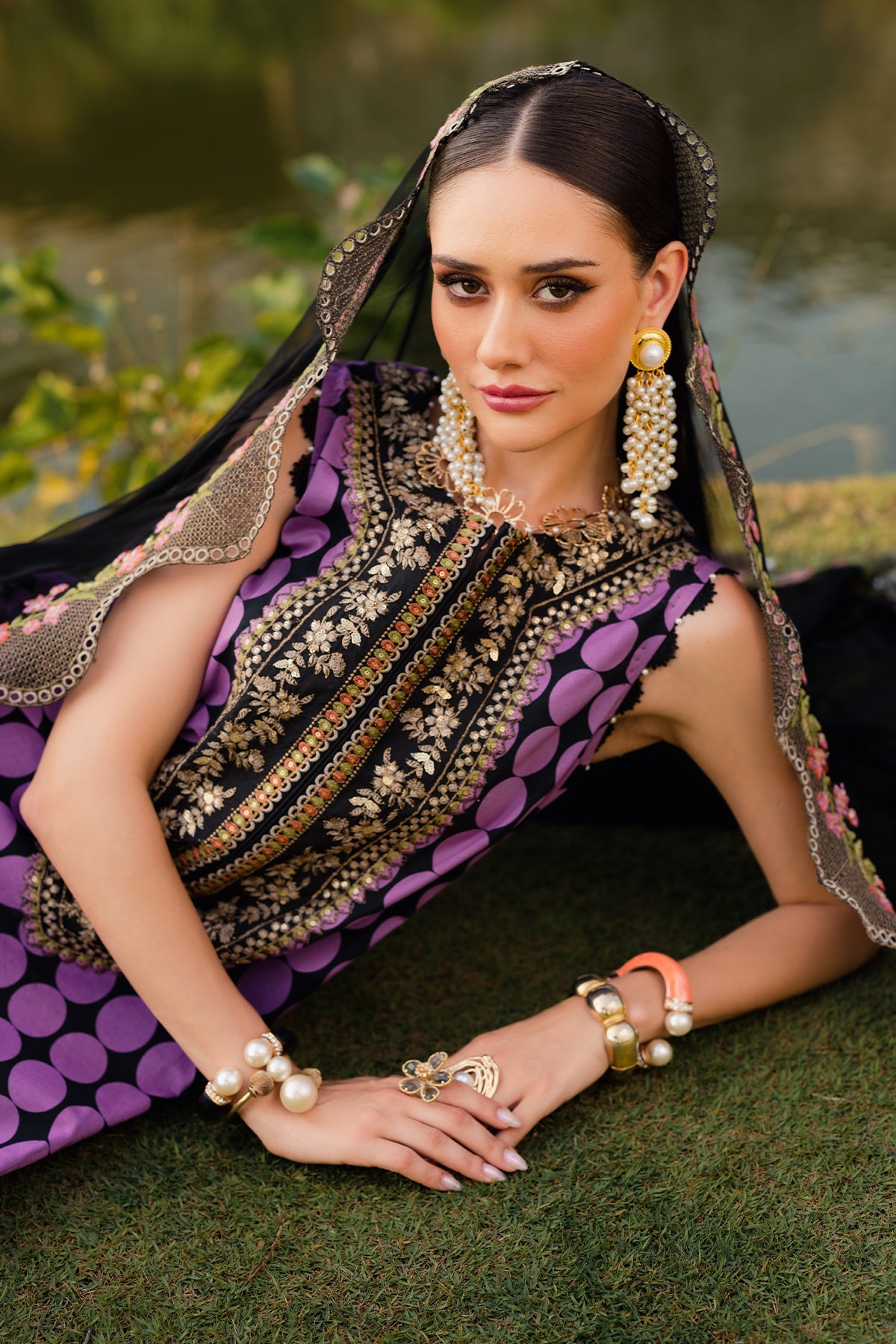 3-PC Unstitched Festive Edit Lawn Collection CQ5-03